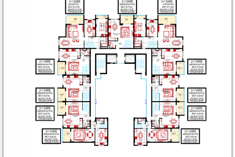 Daire  1+1  Mahmutlar, Antalya, Türkiye №39947 - 27