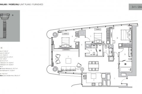 Daire  3+1  Üsküdar, İstanbul, Türkiye №60001 - 15