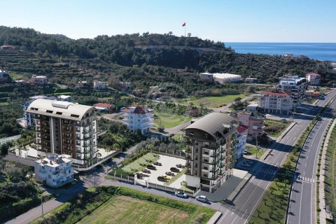 Daire Syedra Natura Residence &#8212; европейский комплекс отельной концепции 850 м от моря 2+1, Alanya, Antalya, Türkiye №56138 - 1