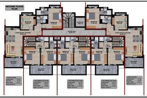 Daire Veluxe Residence &#8212; резиденция отельной концепции с инфраструктурой отдыха и СПА 1+1, Alanya, Antalya, Türkiye №56148 - 25