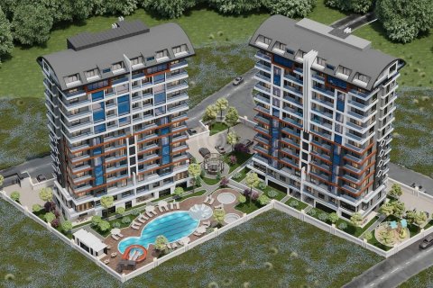 Daire Mim Towers Residence — комфортная резиденция с концепцией отеля! 4+1, Alanya, Antalya, Türkiye №56579 - 9