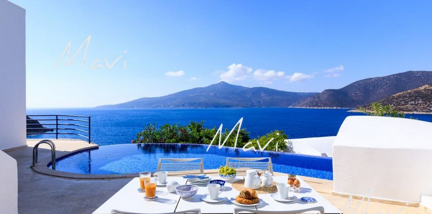 Villa  5+3  Kalkan, Antalya, Türkiye №72443