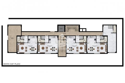 Konut kompleksi  1+1  Demirtaş, Alanya, Antalya, Türkiye №72944 - 21