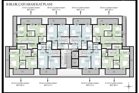 Daire  1+1  Kargıcak, Alanya, Antalya, Türkiye №75121 - 26