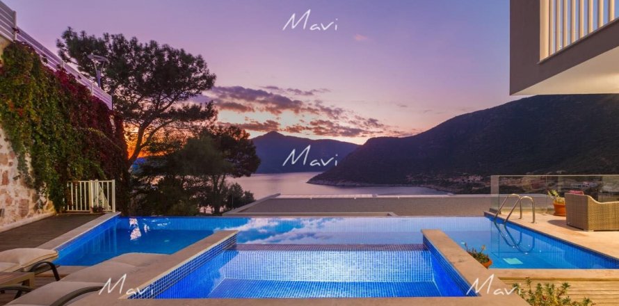 Villa  5+1  Kalkan, Antalya, Türkiye №72573