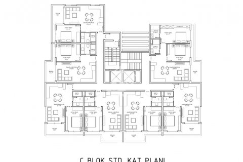 Daire  1+1  Alanya, Antalya, Türkiye №82842 - 26