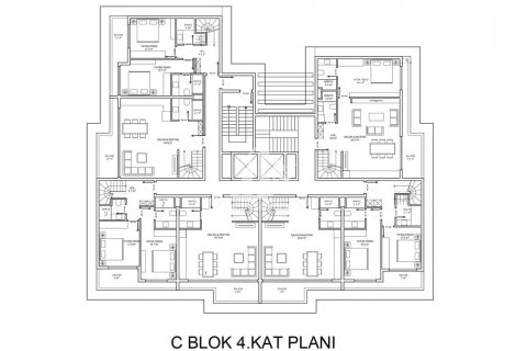 Daire  1+1  Alanya, Antalya, Türkiye №82842 - 27