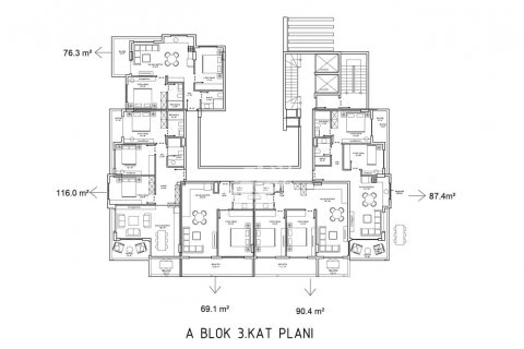 Daire  1+1  Alanya, Antalya, Türkiye №82842 - 25