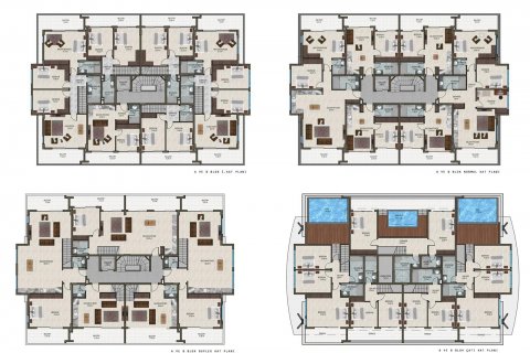 Продажа квартиры  в Каргыджаке, Аланье, Анталье, Турция 1+1, 118м2, №11817 – фото 20