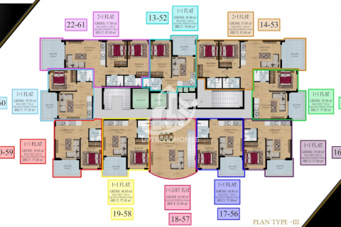 Продажа квартиры  в Авсалларе, Анталье, Турция 1+1, 57м2, №31654 – фото 17