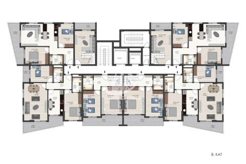 Продажа пентхауса  в Махмутларе, Анталье, Турция 3+1, 246м2, №10655 – фото 26