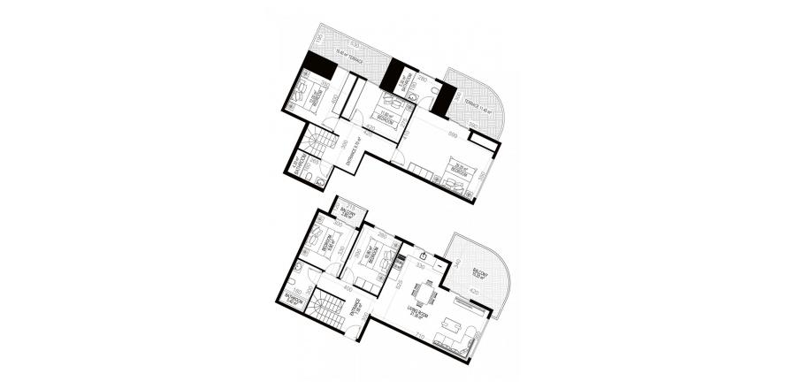 Пентхаус в Yekta Sungate Residence 5+1, Газипаша, Анталья, Турция №52001