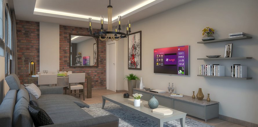 Квартира в Sonas Loft Residence 3+1, Махмутлар, Анталья, Турция №50691