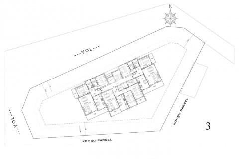 Продажа квартиры  в Оба, Анталье, Турция 2+1, 100м2, №52482 – фото 10