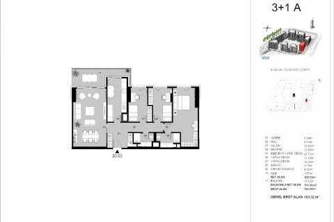 Продажа квартиры  в Стамбуле, Турция 3+1, 164м2, №51490 – фото 22