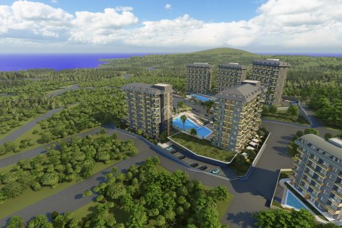 Жилой комплекс A comfortable and cozy complex on the Mediterranean coast surrounded by dense pine forests  в Аланье, Анталья, Турция №53910 – фото 8