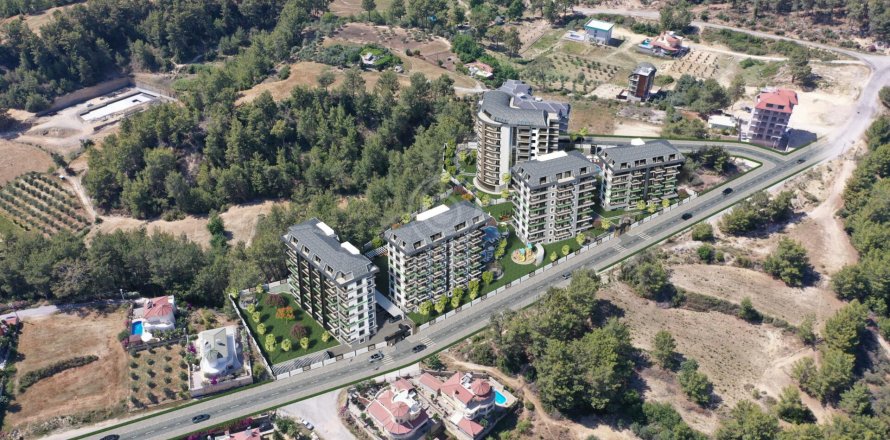 Жилой комплекс Panorama Suite Park Avsallar  в Аланье, Анталья, Турция №56050