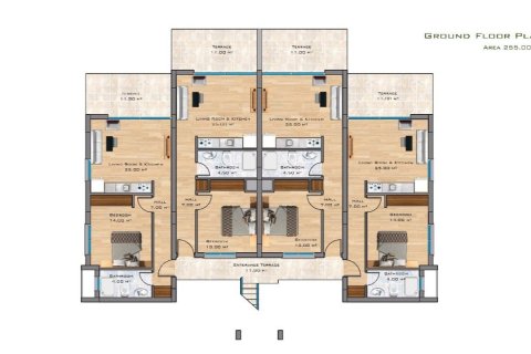 Продажа квартиры в Зейбеккёе, Искеле, Северный Кипр 1+1, 85м2, №53281 – фото 4