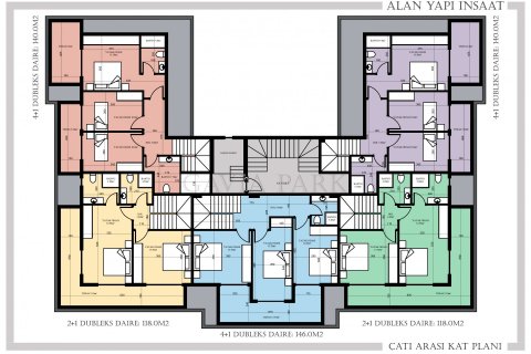 Продажа  в Оба, Анталье, Турция, 72м2, №61568 – фото 4