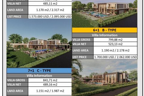 Продажа виллы  в Стамбуле, Турция 6+7, 485м2, №58757 – фото 5