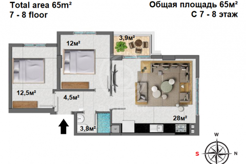 Жилой комплекс White Life III: резиденция класса &#171;люкс&#187; в стильном квартале новейшей застройки  в Аланье, Анталья, Турция №55999 – фото 18