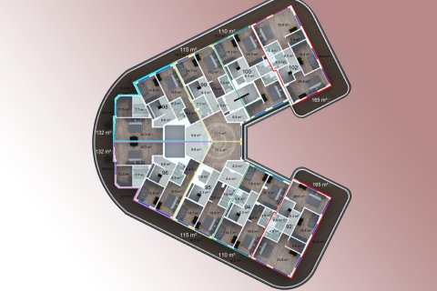 Продажа квартиры  в Газипаше, Анталье, Турция 3+1, 190м2, №56235 – фото 21