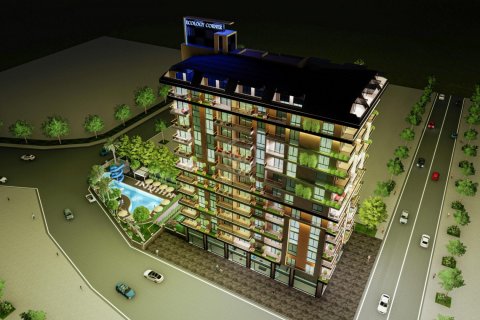Жилой комплекс Ecology Corner Residence &#8212; авторский архитектурный проект в 550 м от набережной и пляжей  в Аланье, Анталья, Турция №55992 – фото 12