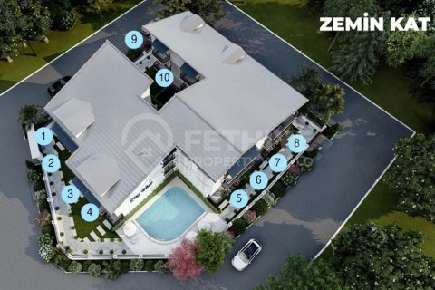 Продажа квартиры  в Фетхие, Мугле, Турция 1+1, 55м2, №59419 – фото 2