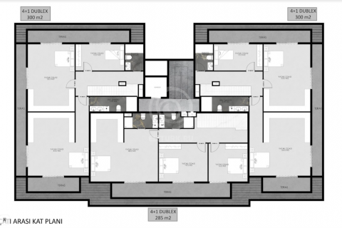 Жилой комплекс Oba Lumion Residence &#8212; готовые квартиры в Обе с большой площадью  в Аланье, Анталья, Турция №56111 – фото 17