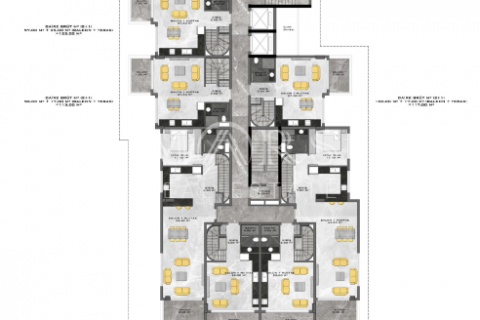 Жилой комплекс A project with the infrastructure of a five-star hotel in the Oba area  в Аланье, Анталья, Турция №63929 – фото 15