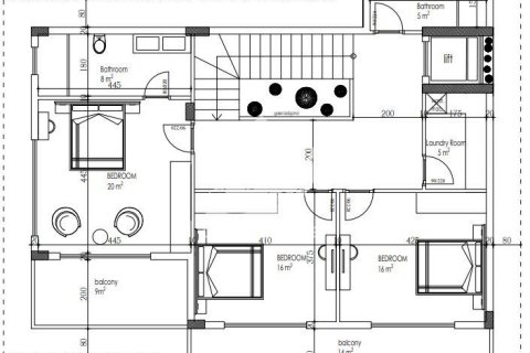 Продажа виллы  в Каргыджаке, Аланье, Анталье, Турция 4+1, 800м2, №64813 – фото 20