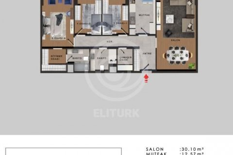 Продажа квартиры  в Стамбуле, Турция 2+1, 159м2, №77284 – фото 24