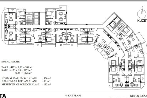 Продажа квартиры  в Газипаше, Анталье, Турция 2+1, 99м2, №74951 – фото 18