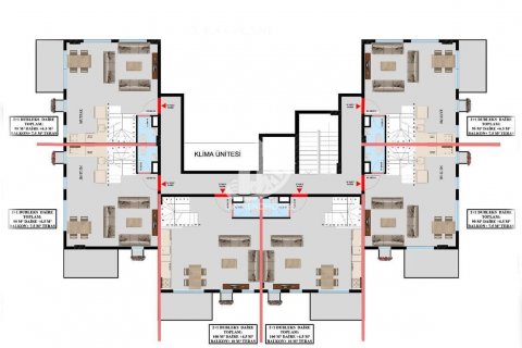 Продажа квартиры  в Оба, Анталье, Турция 1+1, 50м2, №73321 – фото 24