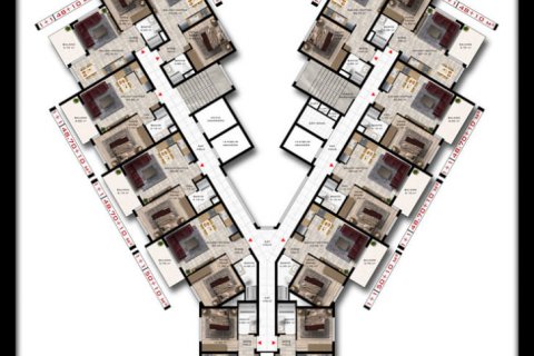 Продажа квартиры  в Аланье, Анталье, Турция 1+1, 60м2, №77529 – фото 19