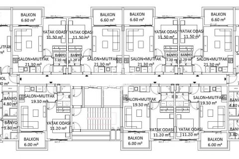 Продажа квартиры  в Каргыджаке, Аланье, Анталье, Турция 1+1, 48м2, №81602 – фото 17