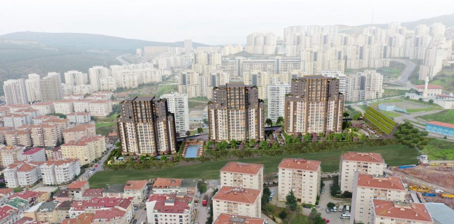 Квартира в Kalamis Adalar 1+1, Малтепе, Стамбул, Турция №80673