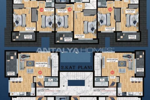 Продажа квартиры в Аланье, Анталья, Турция 2+1, 80м2, №82380 – фото 11